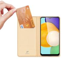 samsung a03 deklai - Dux Ducis "Skin Pro Book Case Galaxy A03s" Gold - 19 nuotrauka