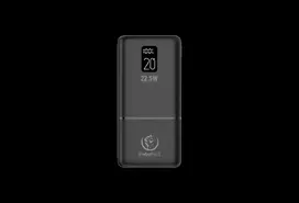 powerbank 20.000 mah - Rebeltec P20 LCDPD, 20000mAh, 22.5W, juodas (black) - 3 nuotrauka