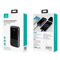 22.5w 10000mah - USAMS PB58 10000mAh Juodas (Black) - 2 nuotrauka