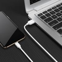 usb data cable - Borofone X14 data cable lightning 2m White - 3 nuotrauka