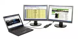 dvi kabelis - Lenovo USB 3.0 To DVI/VGA Monitor Adapter - 2 nuotrauka