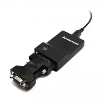 dvi kabelis - Lenovo USB 3.0 To DVI/VGA Monitor Adapter - 3 nuotrauka
