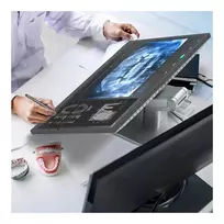 4k monitorius - Alogic Clarity Fold Touch 27" 4K UHD, Touchscreen, juodas/sidabrinis - 2 nuotrauka