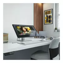 4k monitorius - Alogic Clarity Fold Touch 27" 4K UHD, Touchscreen, juodas/sidabrinis - 8 nuotrauka