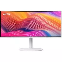 lenktas monitorius - MSI Modern MD342CQPWDE 34", lenktas, baltas (White) - 3 nuotrauka