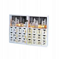kalendorius - Solight LED Advento kalendorius - knyga, 8x LED, 40x30cm, 2x AAA - 3 nuotrauka