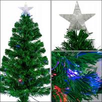 dirbtine egle - Christmas Decoration DEKORATYVINĖ OPTIŠKA DAUGIAspalvė KALĖDŲ EGLĖ 90CM - 3 nuotrauka