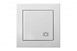 liregus jungiklis epsilon - Perjungiklis be rėmelio EPSILON, 1 klavišo, baltos sp. - 3 nuotrauka