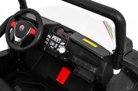 grand buggy - Vaikiškas elektromobilis Ramiz Grand Buggy 4x4 LIFT, balta/juoda (White/Black) - 8 nuotrauka