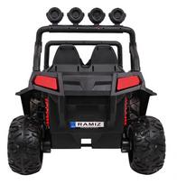 grand buggy - Vaikiškas elektromobilis Ramiz Grand Buggy 4x4 LIFT, balta/juoda (White/Black) - 10 nuotrauka
