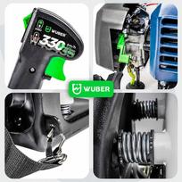 benzininis lapu pustuvas - Wuber W43435 su petnešomis - 4 nuotrauka