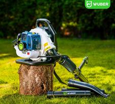 benzininis lapu pustuvas - Wuber W43435 su petnešomis - 7 nuotrauka