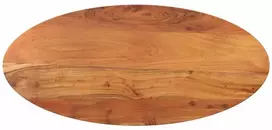 Stalviršis, 120x50x3,8cm, akacijos masyvas, ovalo formos