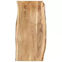 Stalviršis, 118x(50-60)x2,5cm, akacijos medienos masyvas