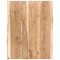Stalviršis, 80x(50-60)x3,8cm, akacijos medienos masyvas