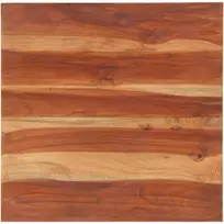 Stalviršis, 60x60cm, akacijos medienos masyvas, 25–27mm