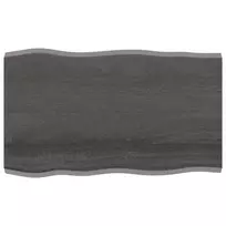 Stalviršis, tamsiai ruda, 100x60x(2-4) cm, medienos masyvas