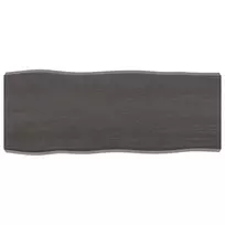 Stalviršis, tamsiai ruda, 100x40x(2-6) cm, medienos masyvas