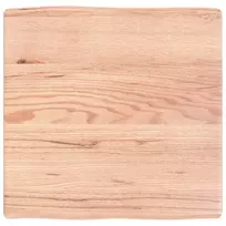 Stalviršis, šviesiai rudas, 60x60x(2-6) cm, medienos masyvas
