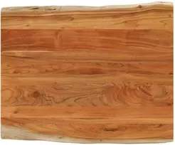 Stalviršis, 100x80x2,5cm, akacijos masyvas, su gyvu kraštu