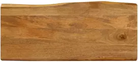 Stalviršis, 90x40x2,5cm, mango medienos masyvas, su gyvu kraštu