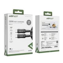 usb pakrovejas 2 - Acefast C4-03 Black - 8 nuotrauka