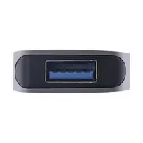type 2 kabelis - HUB USB InLine® USB 3.2 Type-C Multi Hub (4x USB-A 5Gb/s + USB Type-C (Data/PD 87W), OTG, aliuminio korpusas - 3 nuotrauka
