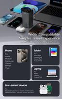 power bank 65w - Dudao K65+, 30000mAh, 65W, juodas (black) - 8 nuotrauka