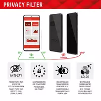 iphone 15 pro apsauginis privacy - Displex Real 3D Screen Privacy Apple iPhone 15/ 15 Plus - 8 nuotrauka