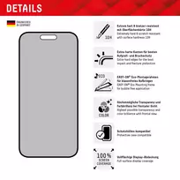 iphone 15 pro apsauginis privacy - Displex Real 3D Screen Privacy Apple iPhone 15/ 15 Plus - 9 nuotrauka