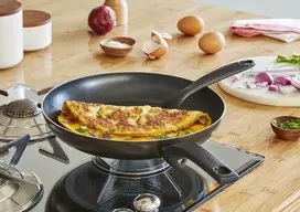 tefal keptuve - Tefal Easy Cook & Clean B55506, 28 cm, Juodas (Black) - 3 nuotrauka