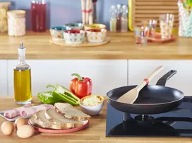 tefal keptuve - Tefal Easy Cook & Clean B55506, 28 cm, Juodas (Black) - 4 nuotrauka