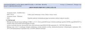 namu kvapai - AREON BLACK VANILLA, 85 ml - 2 nuotrauka