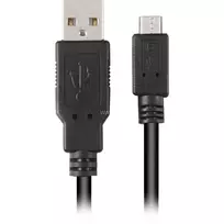 usb 2.0 a b cable - Sharkoon USB 2.0 A-B Micro juodas 2m - 2 nuotrauka