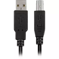usb 2.0 a b cable - Sharkoon Cable USB 2.0 A-B juodas 0,5m - 2 nuotrauka