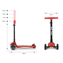 paspirtukas triratis - Milly Mally Sparky Paspirtukas Raudonas (Red) 6252 - 2 nuotrauka