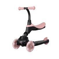 paspirtukas 3in1 - QPLAY SEMA Evo 3in1, koralų rožinis (Coral Pink) - 11 nuotrauka