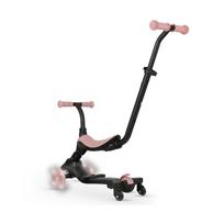 paspirtukas 3in1 - QPLAY SEMA Evo 3in1, koralų rožinis (Coral Pink) - 12 nuotrauka