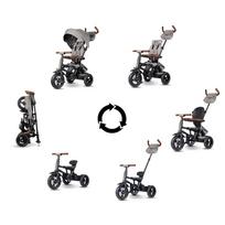 qplay rito - Qplay triratukas Rito Deluxe Rubber, pilkas (Grey) - 3 nuotrauka