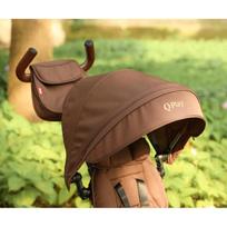 triratukas qplay - Qplay triratukas Rito Deluxe Brown (Rudas) - 2 nuotrauka
