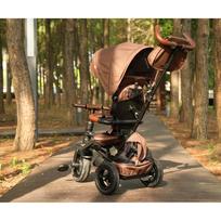 triratukas qplay - Qplay triratukas Rito Deluxe Brown (Rudas) - 3 nuotrauka