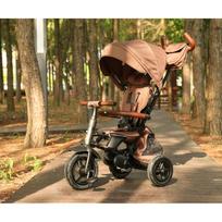 triratukas qplay - Qplay triratukas Rito Deluxe Brown (Rudas) - 6 nuotrauka
