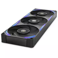 rgb ventiliatoriai - NZXT F360X Performance RGB Case Fan 120mm Black - 3 nuotrauka