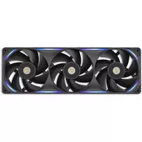 rgb ventiliatoriai - NZXT F360X Performance RGB Case Fan 120mm Black - 4 nuotrauka