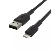 usb a to lightning apple - Belkin Boost Charge USB-A to Lightning 1m Juodas (Black) (CAA002BT1MBK) - 4 nuotrauka
