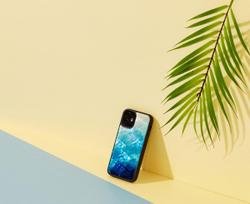 iphone 12 mini case - iKins case for Apple iPhone 12 mini blue lake juodas - 3 nuotrauka