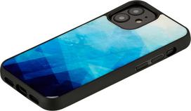 iphone 12 mini case - iKins case for Apple iPhone 12 mini blue lake juodas - 4 nuotrauka