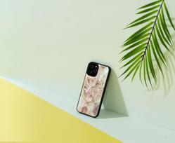 case iphone 12 pro max pink - iKins case for Apple iPhone 12 Pro Max pink marble - 3 nuotrauka