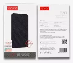 baterijos eneloop - Eloop E30 Mobile Power Bank 5000mAh black - 9 nuotrauka