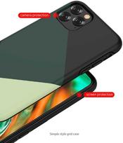 iphone 11 pro max deklai - Devia "Simple Style Grid Back Case iPhone 11 Pro Max" Green - 2 nuotrauka